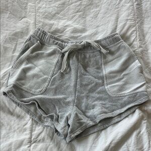Amuse Society Light Gray Athletic Shorts